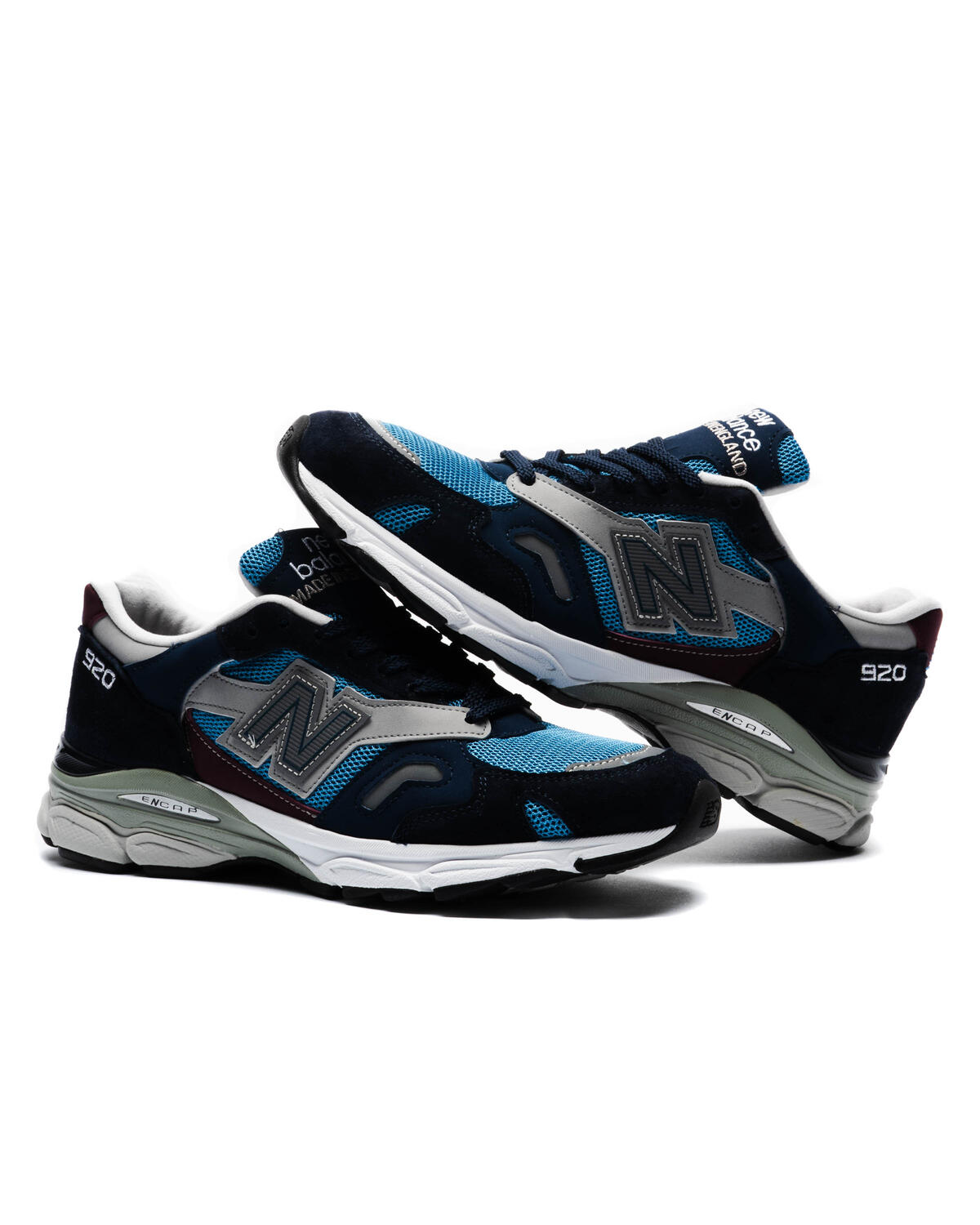 New Balance Made in UK 920 - Navy / Blue / Burgundy - Image 14