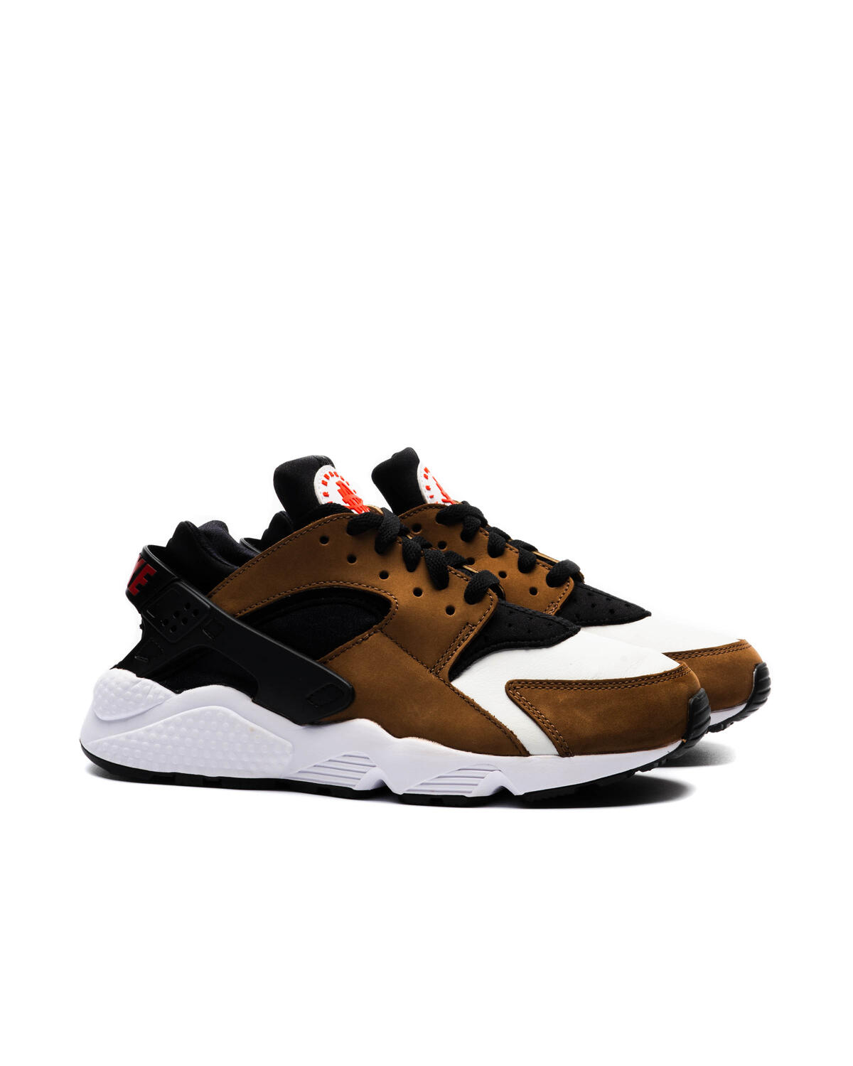 Nike Air Huarache LE 'Black/Bison-White-University Red' - Image 3