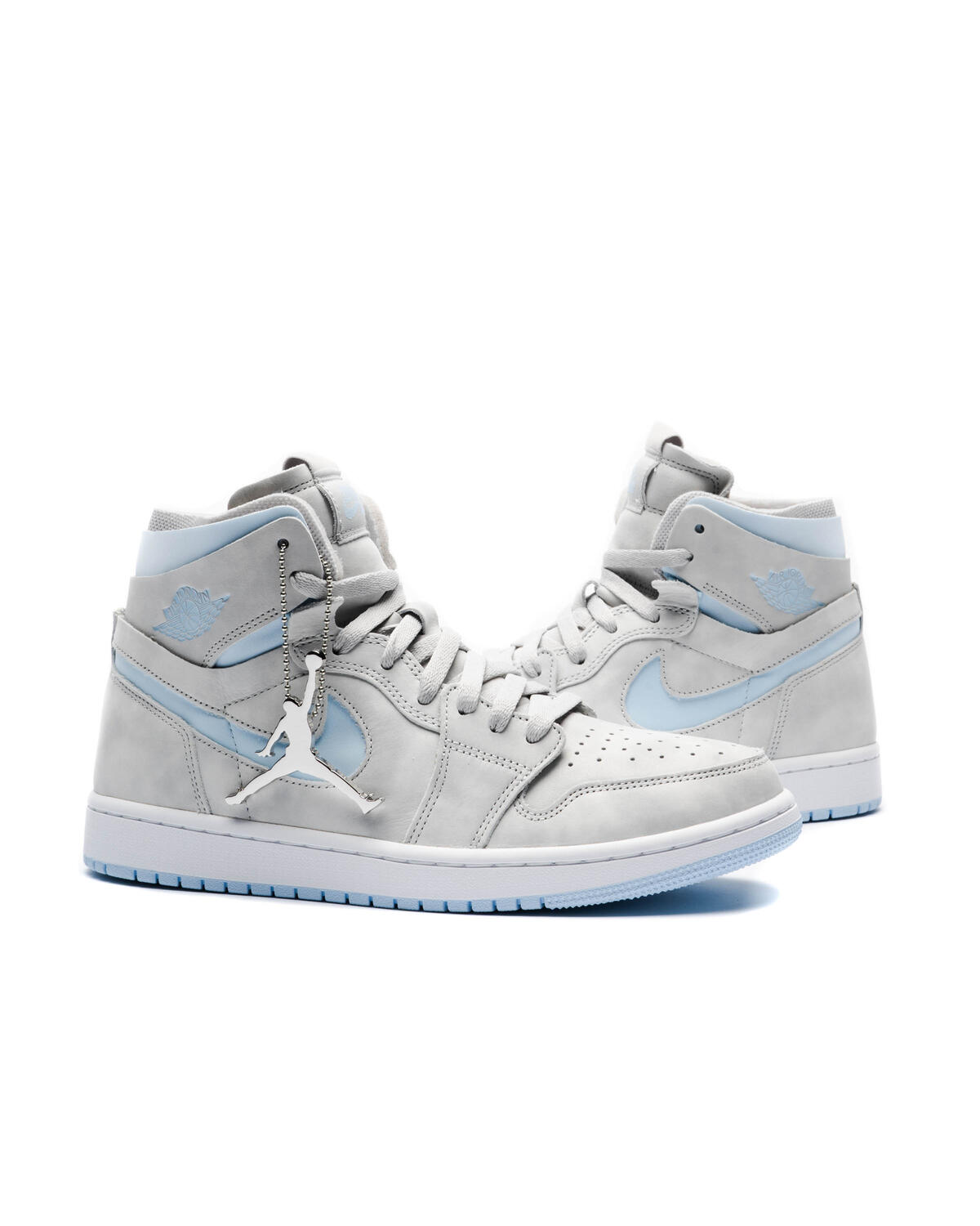 Nike WMNS Air Jordan 1 Zoom CMFT - Grey Fog / Celestine Blue / White - Image 10