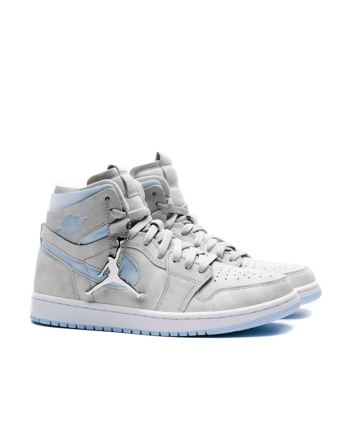Nike WMNS Air Jordan 1 Zoom CMFT - Grey Fog / Celestine Blue / White - Image 8