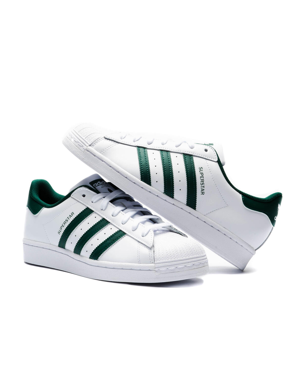 Adidas Superstar White/Green/White - Image 5