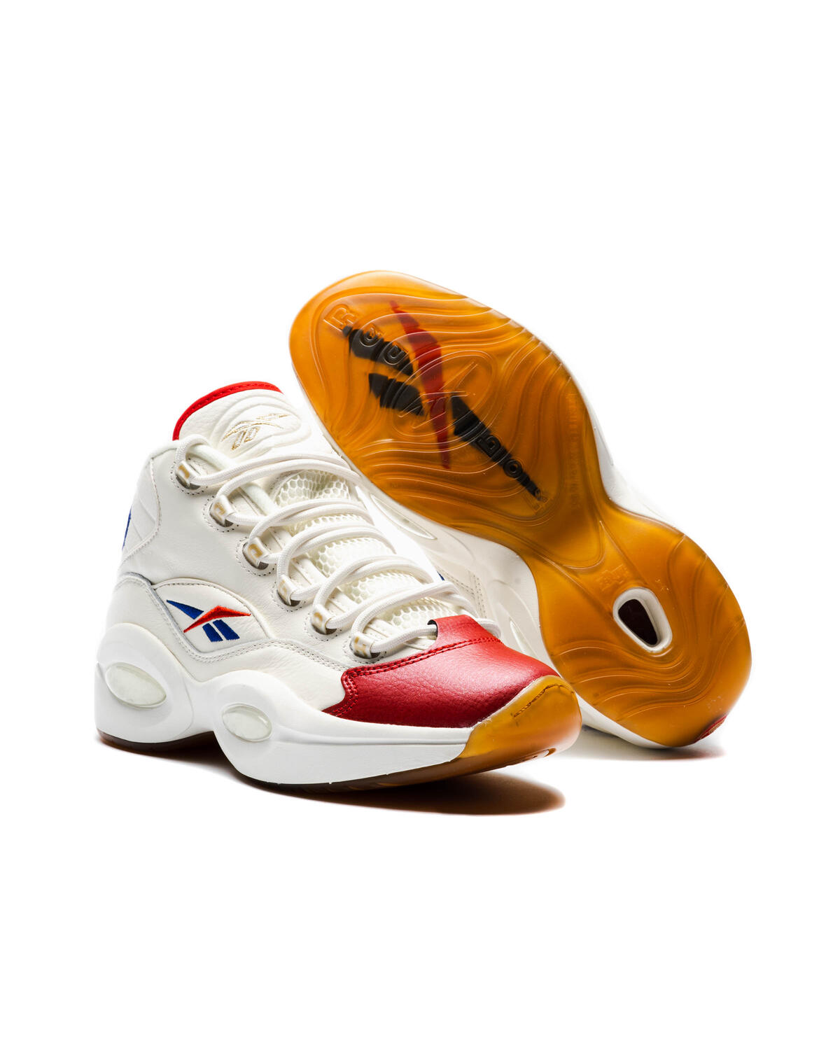 Reebok Question Mid Allen Iverson White Red Blue - Image 19