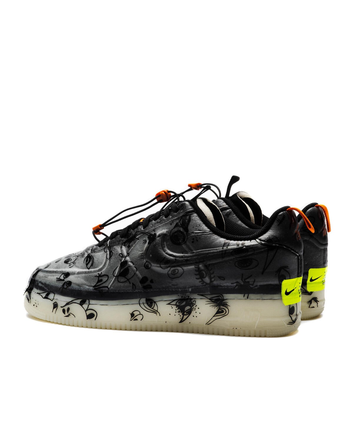 Nike Air Force One Experimental Halloween Black Starfish White DC8904-001 RARE Nike AIR FORCE 1 EXPERIMENTAL  main image 3