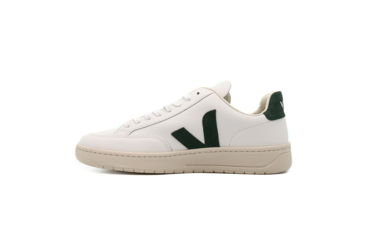 V-12 Leather Men Sneaker in White Cyprus - Image 12