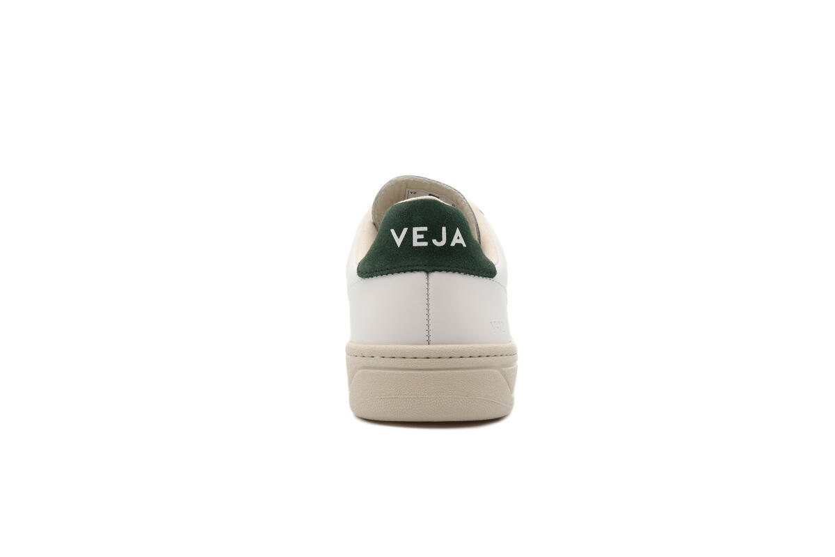 V-12 Leather Men Sneaker in White Cyprus - Image 15