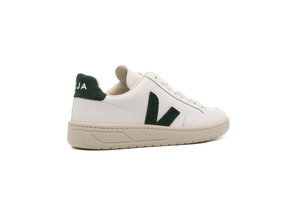 V-12 Leather Men Sneaker in White Cyprus - Image 17