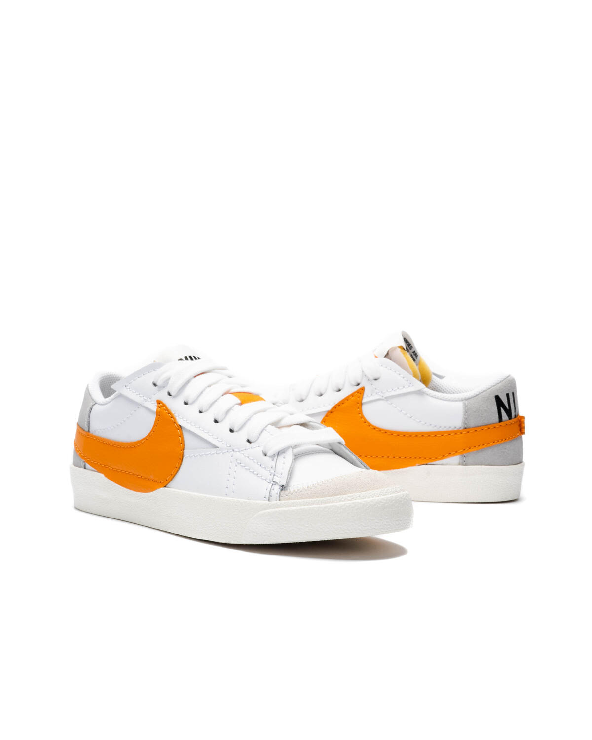 Nike Blazer Low '77 Jumbo Swoosh - White/Orange - Image 14