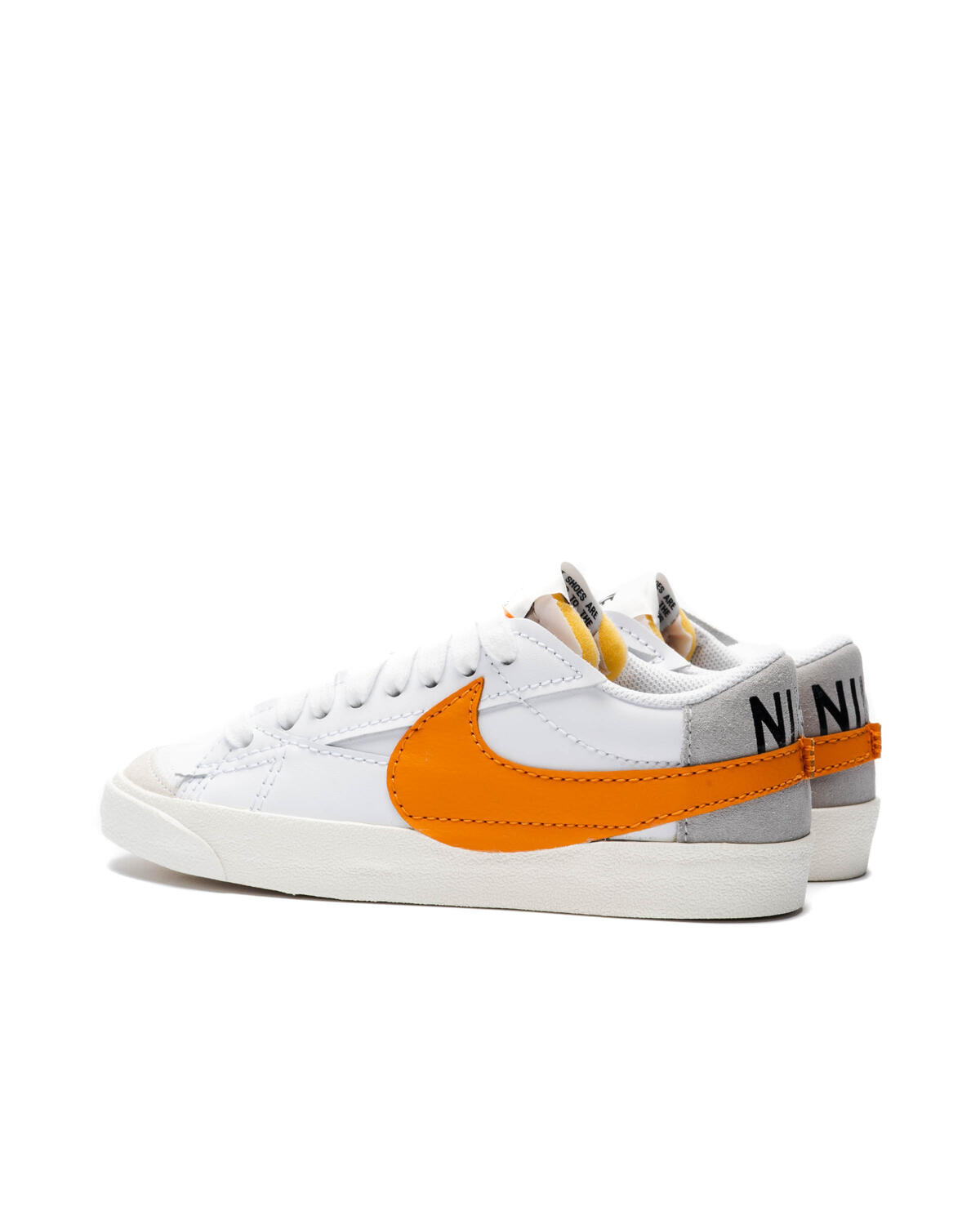 Nike Blazer Low '77 Jumbo Swoosh - White/Orange - Image 13
