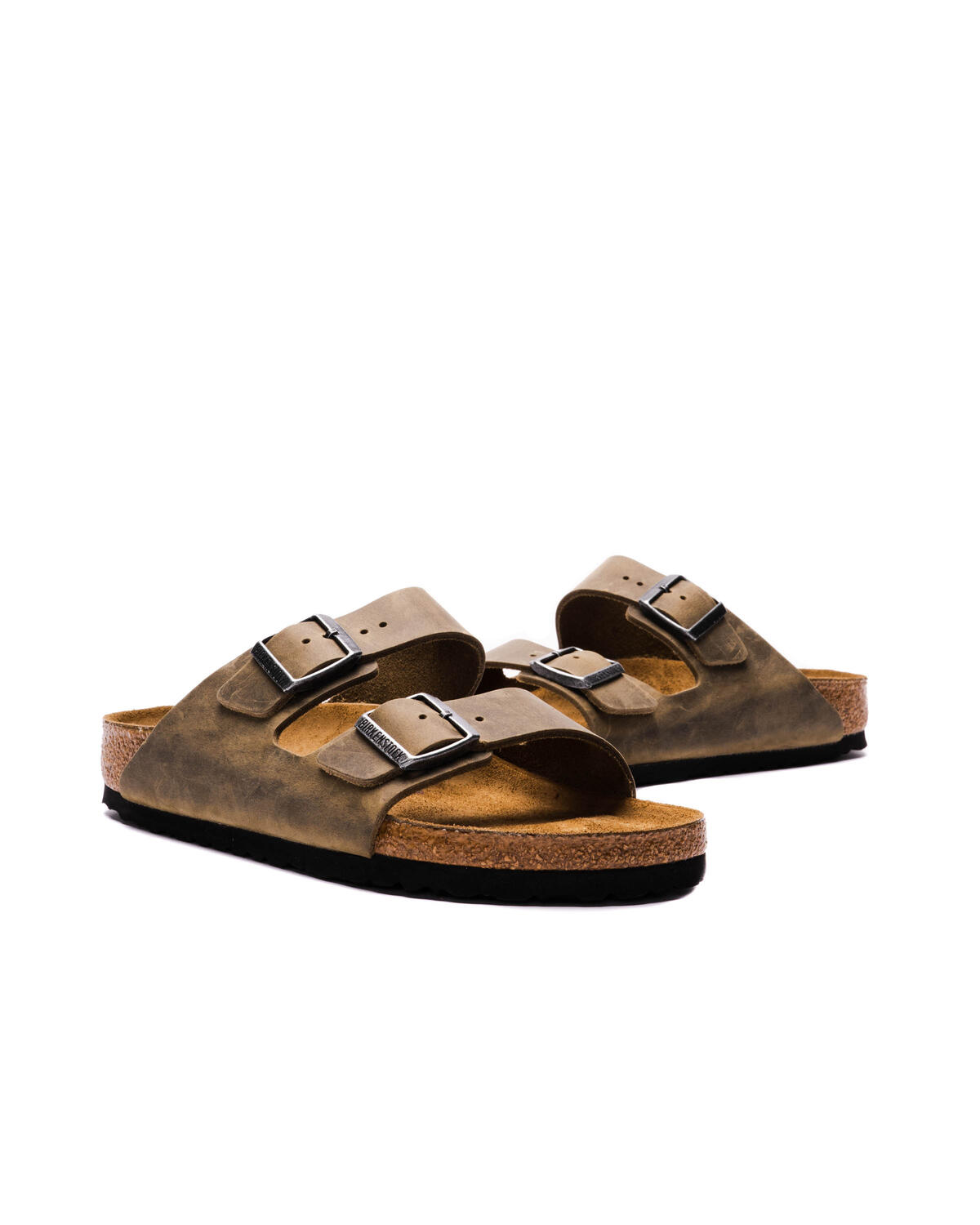 Birkenstock Arizona SFB Faded Khaki Oiled Leather Narrow - Image 5