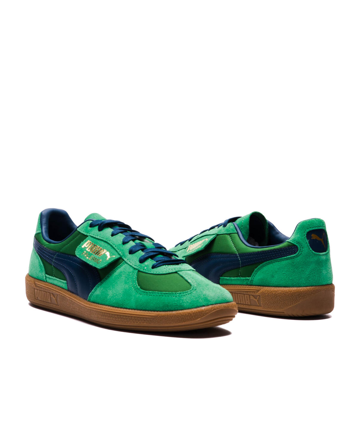 Puma Palermo Amazon Green / Intense Blue - Team Gold - Image 5