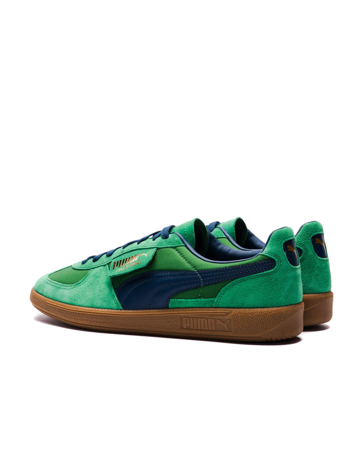 Puma Palermo Amazon Green / Intense Blue - Team Gold - Image 4