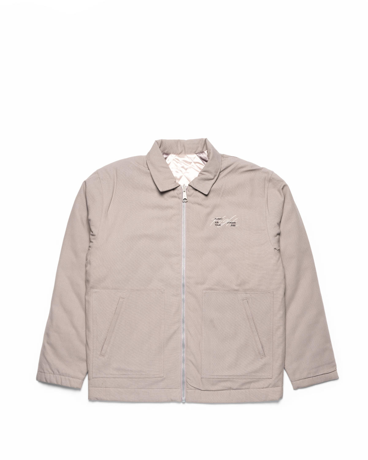 Jordan Flight Heritage Jacket Enigma Stone / Light Orewood Brown - Image 2