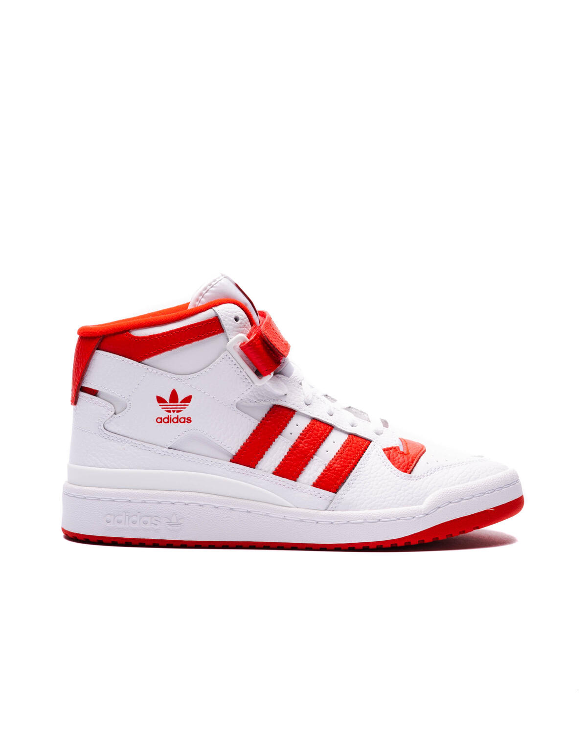 Adidas Forum Mid Ftw White / Vivid Red - Image 18