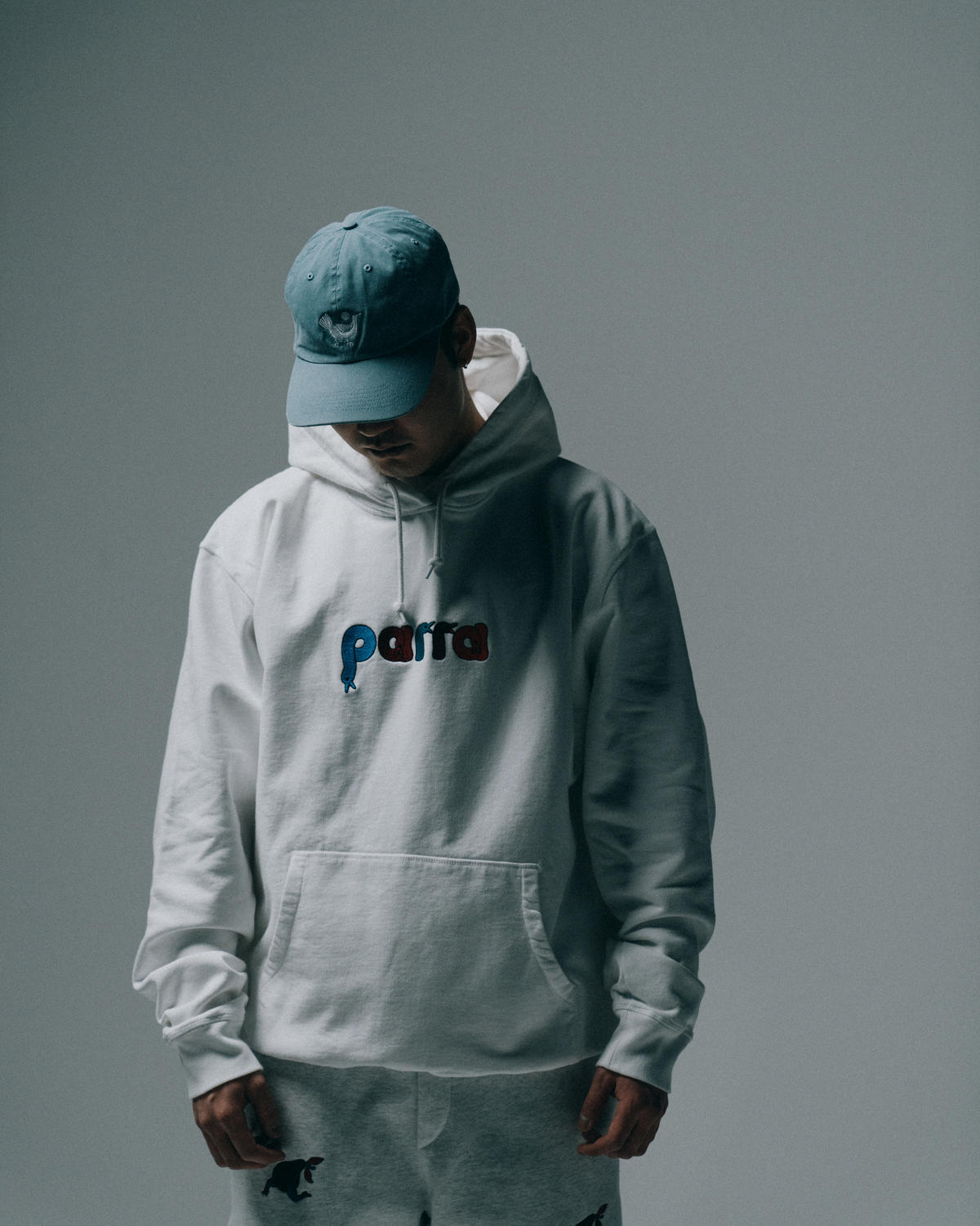 by Parra Bird Face Font Hooded Sweatshirt - Image 5