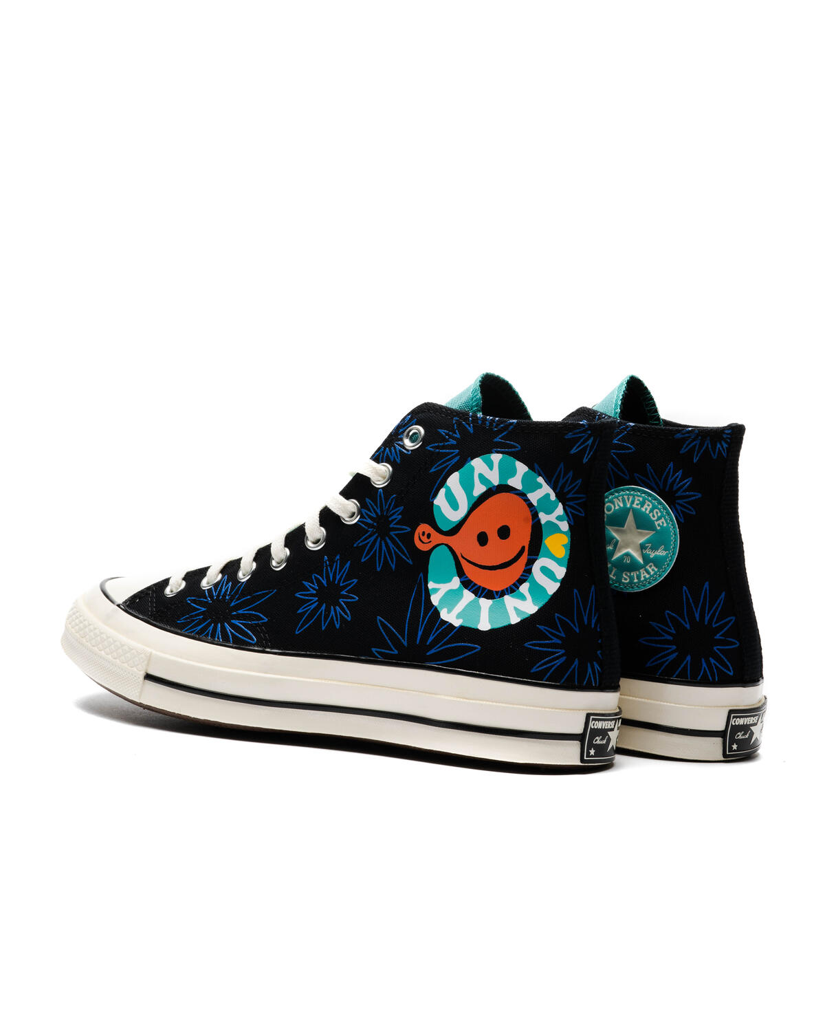 Converse Chuck Taylor All Star Hi Black / Washed Teal - Image 4