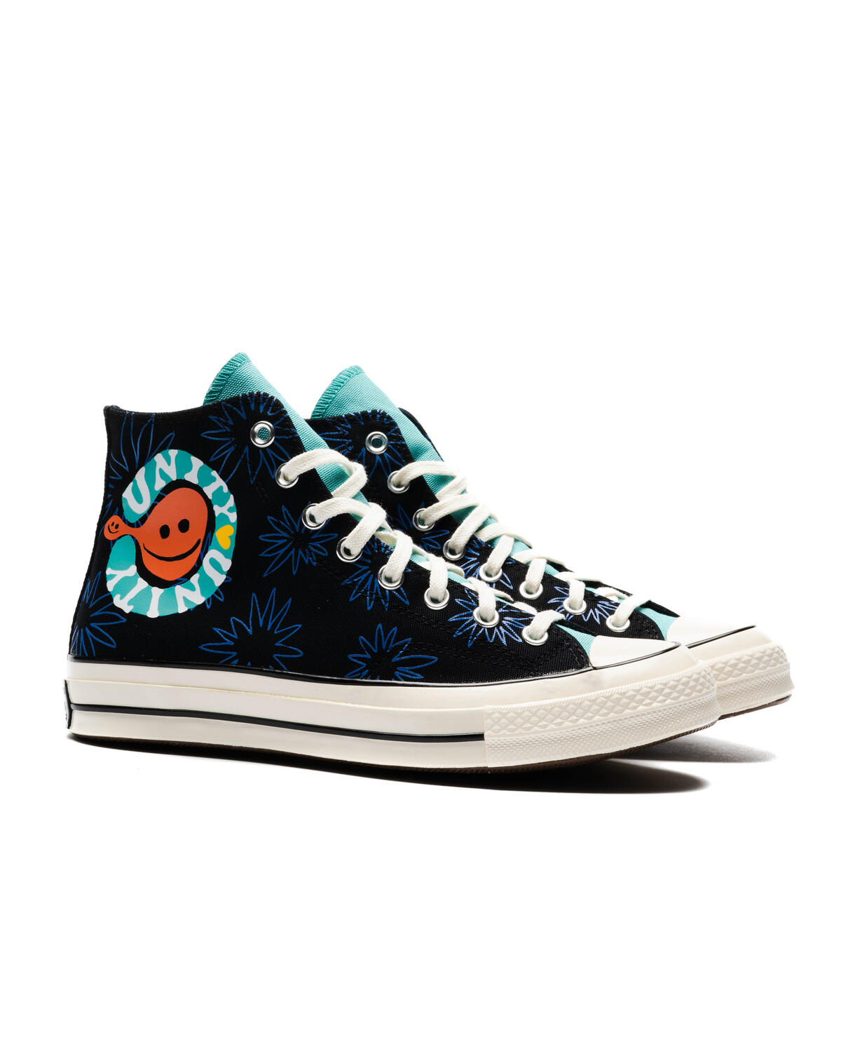 Converse Chuck Taylor All Star Hi Black / Washed Teal - Image 3