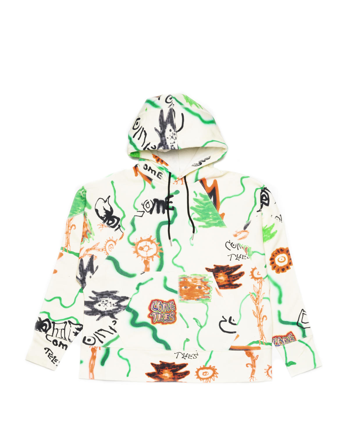 Converse Come Tees Floral Triangle Hoodie - Image 2