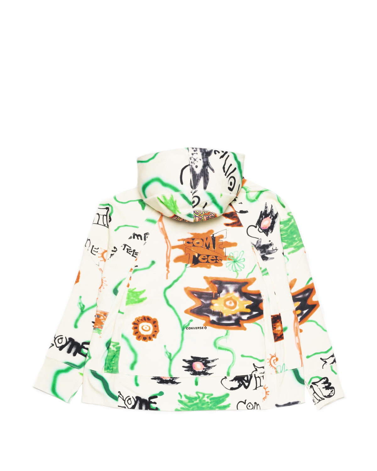 Converse Come Tees Floral Triangle Hoodie - Image 3