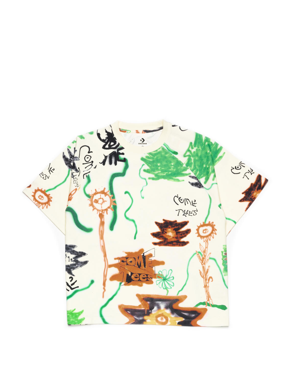 Converse Come Tees Floral Triangle Tee - Image 2