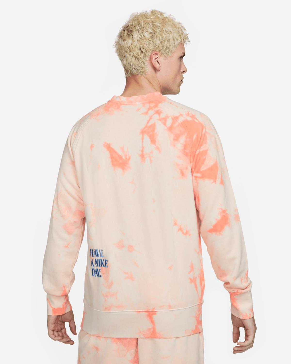 Nike HBR-S Crewneck Crimson Bliss / University Blue - Image 3