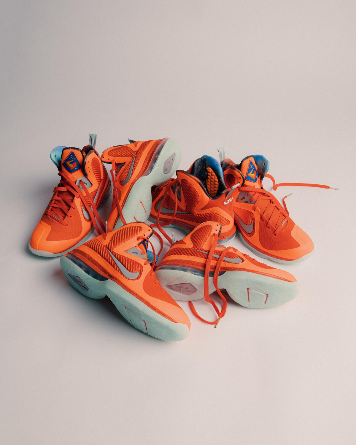 Nike Lebron IX Total Orange / Reflect Silver - Image 23
