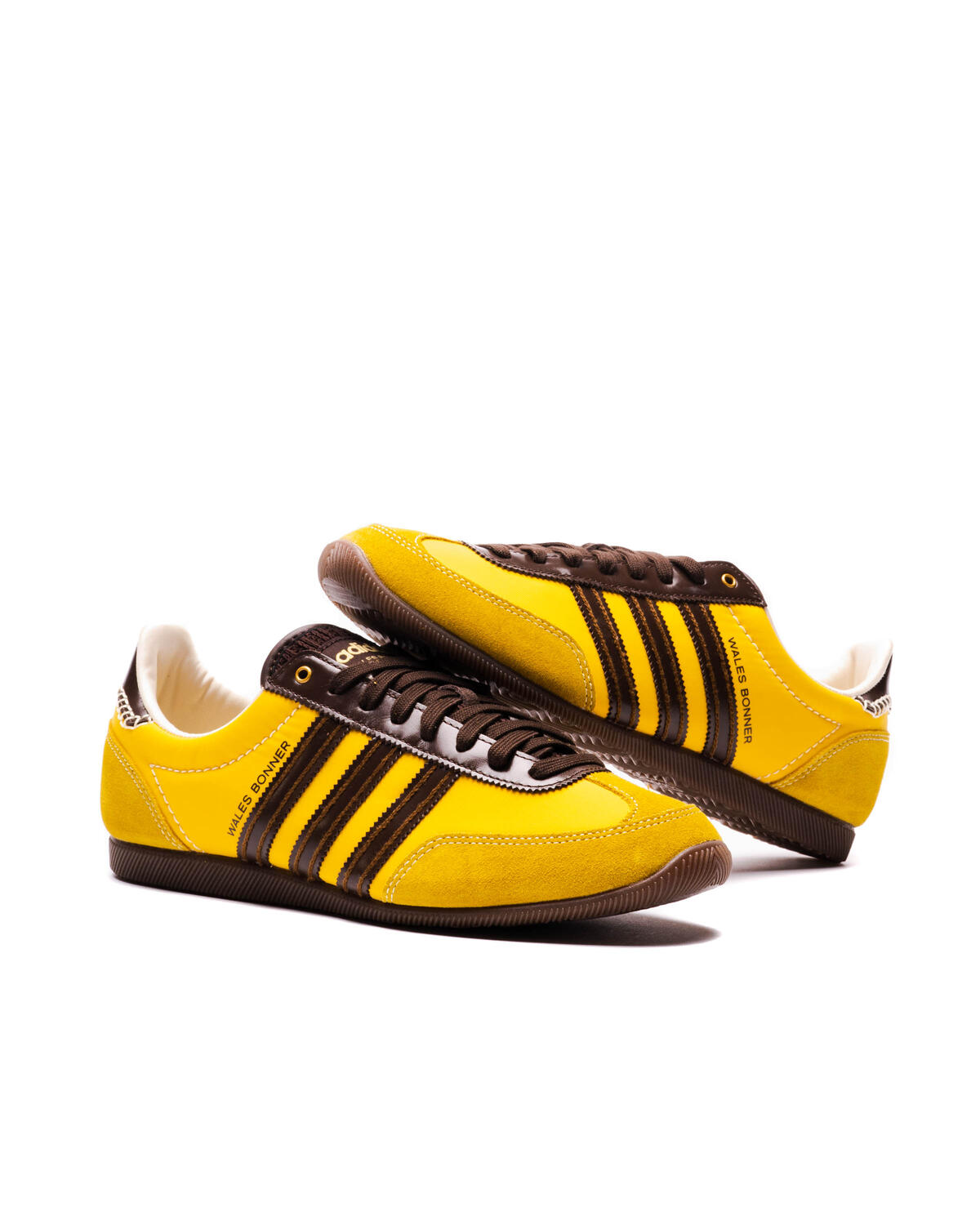 Adidas x Wales Bonner Mens WB Japan Shoes 'Hazy yellow/Brown' - Image 5