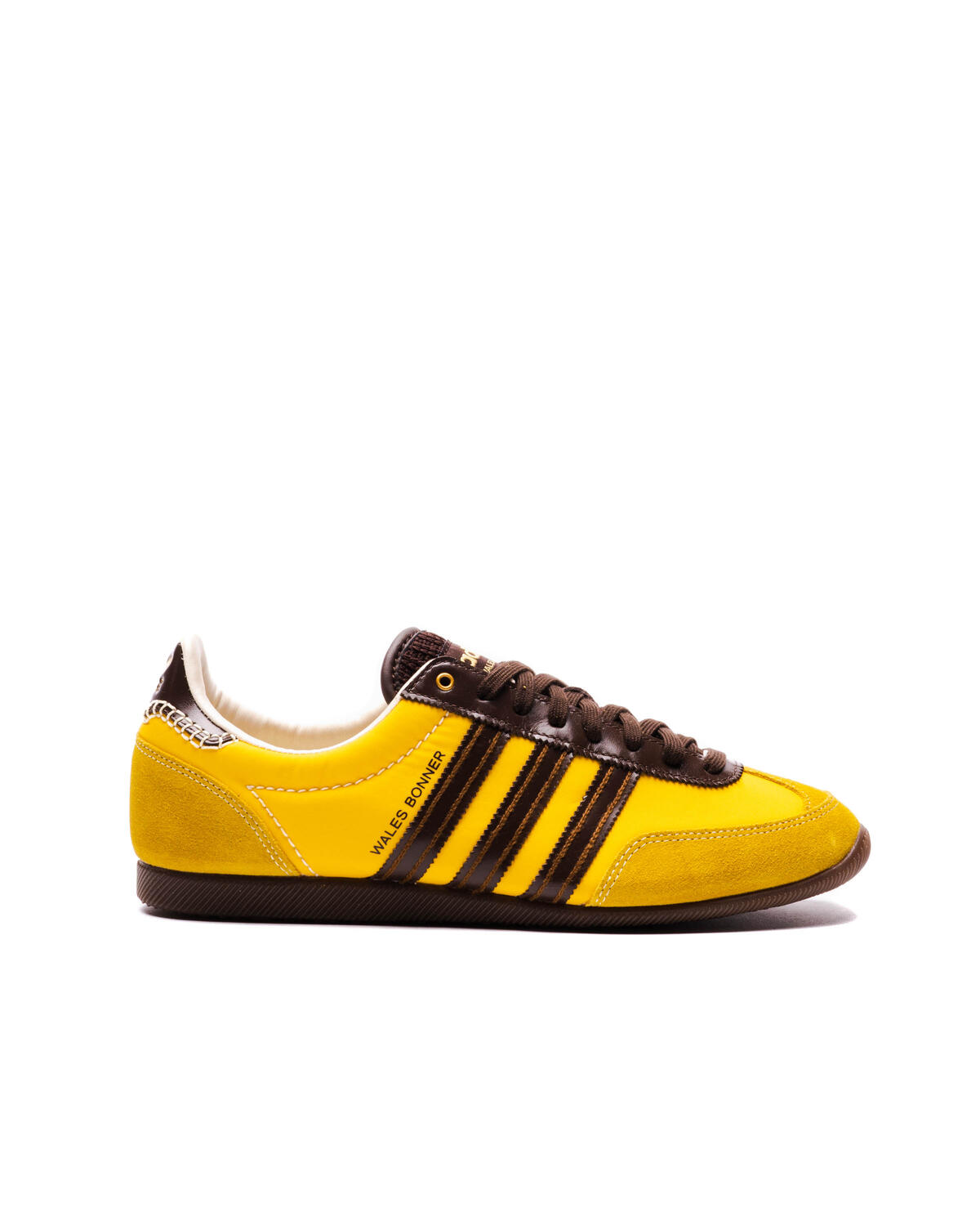 Adidas x Wales Bonner Mens WB Japan Shoes 'Hazy yellow/Brown' - Image 2
