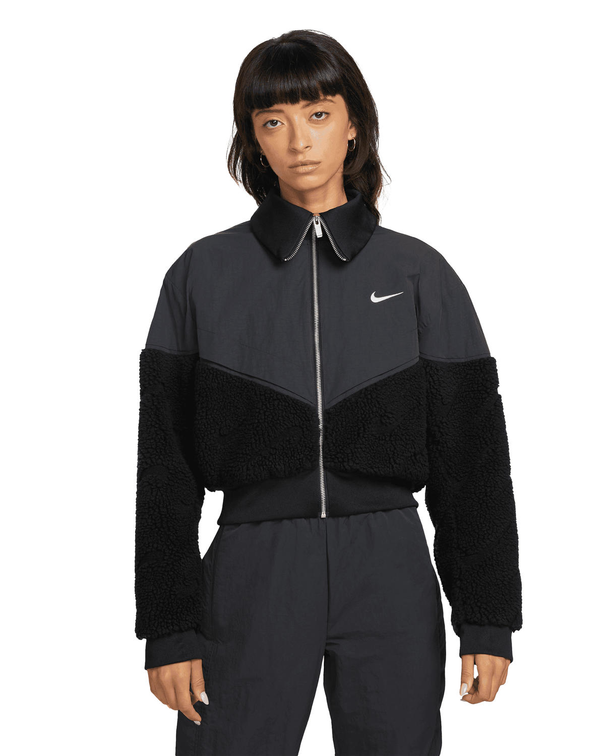 Nike Icon Clash Women's Fleece Jacket Black