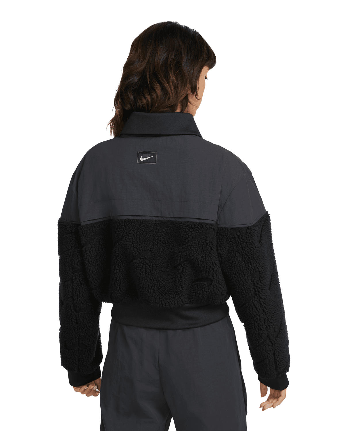 Nike Icon Clash Women's Fleece Jacket Black - Image 3
