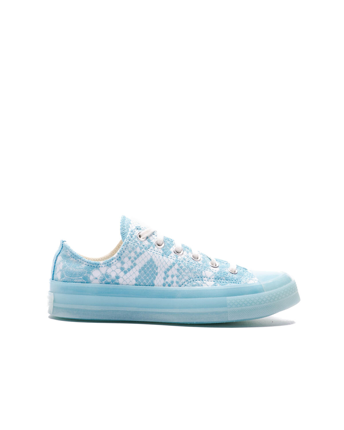 Converse x Golf Wang Python x Golf Wang Chuck 70 OX Python - Vintage White / Blue Topaz - Image 8