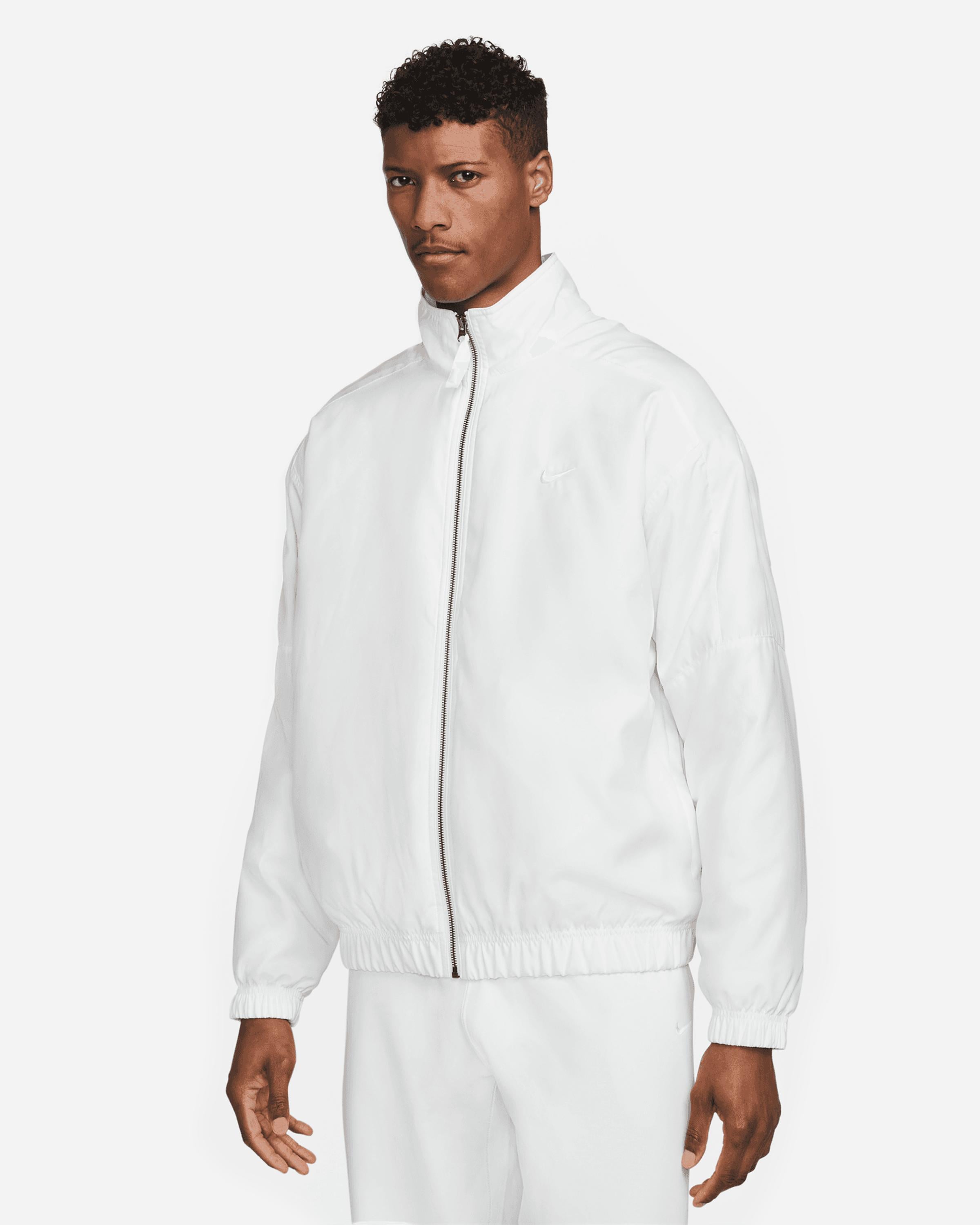 Nike Solo Swoosh Satin Bomber Jacket | DN1266-121 | AFEW STORE 