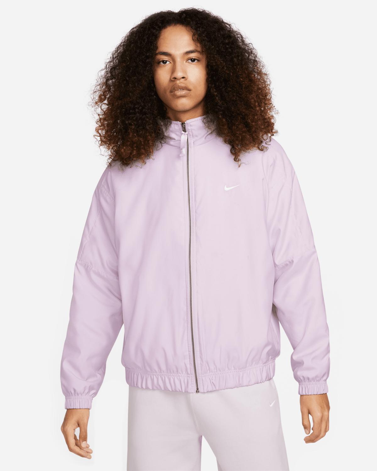 Nike Soloswoosh Satin Bomber Jacket Doll / Black / White - Image 11