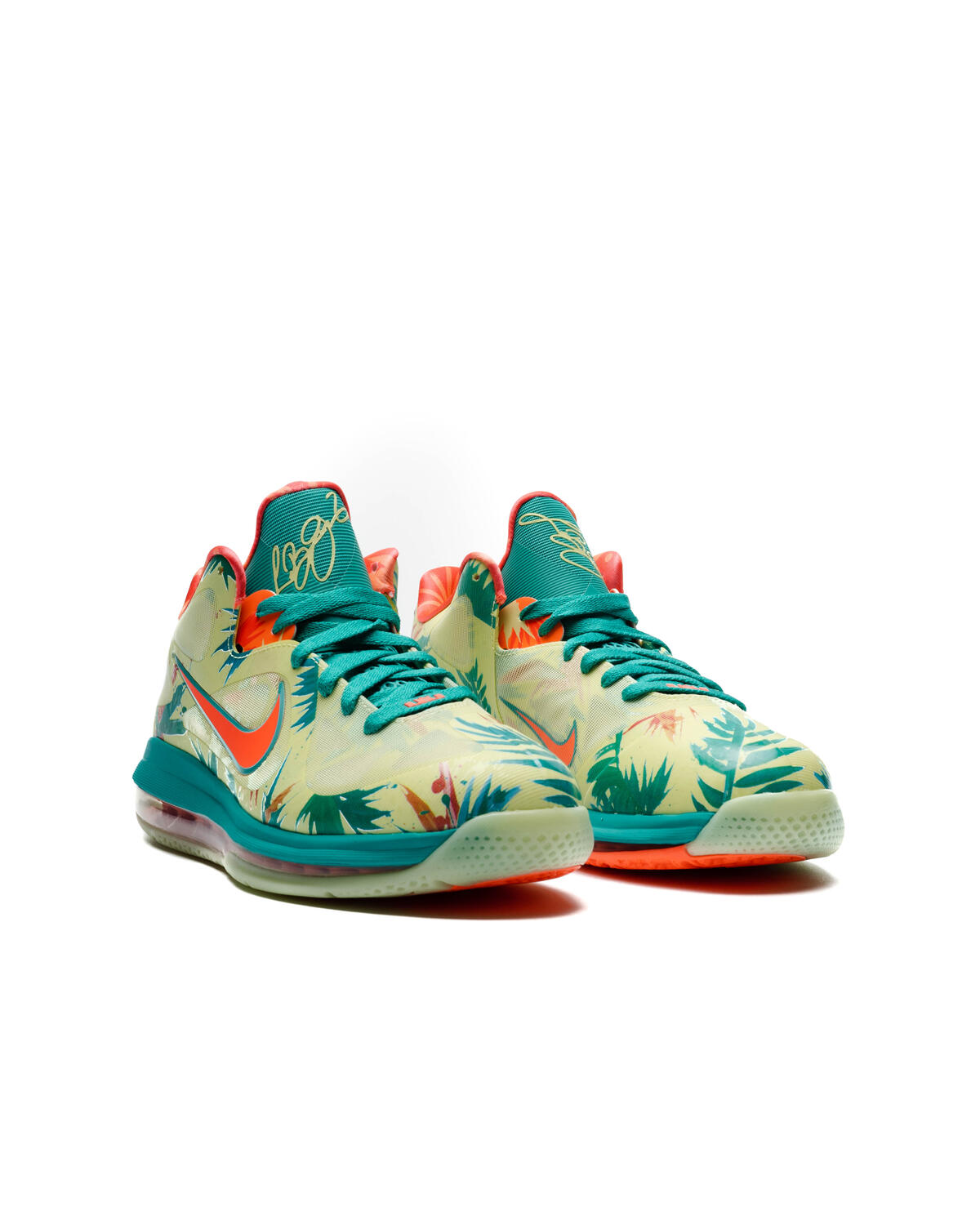 Nike Lebron IX Low White Lime/Bright Mango/New Green - Image 17