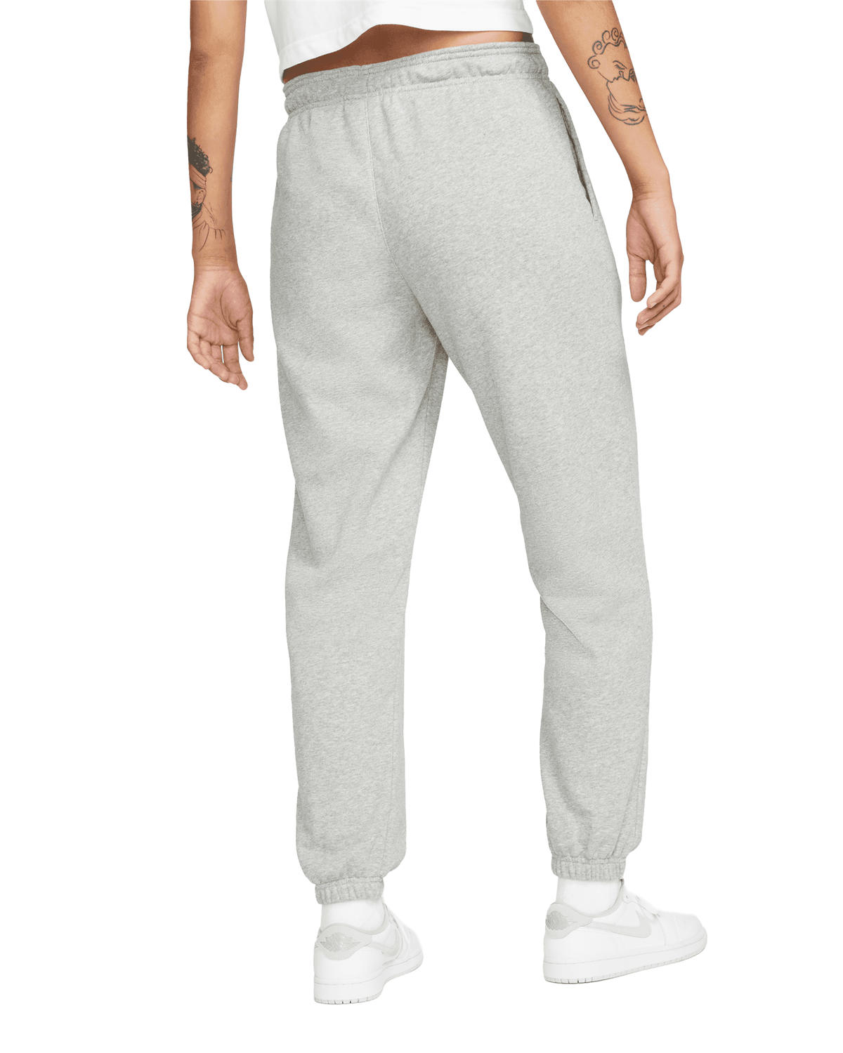 Air Jordan Essentials Fleece Pants DK Grey Heather - Image 3