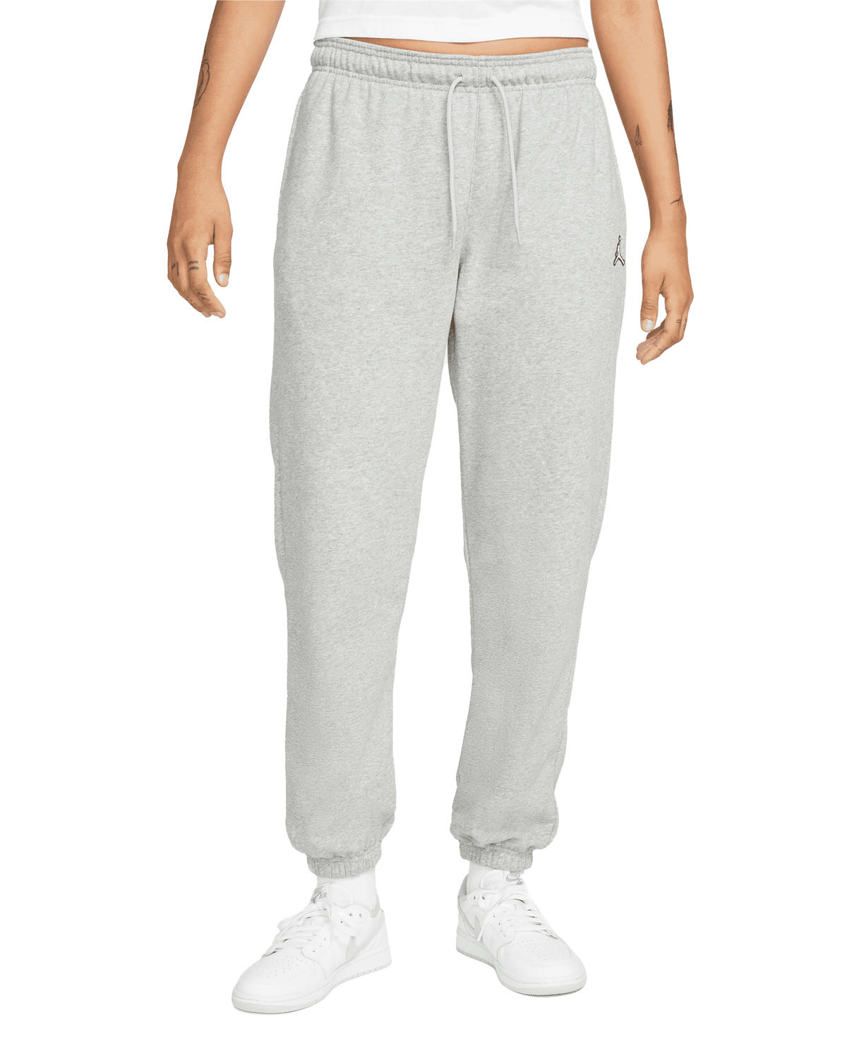 Air Jordan Essentials Fleece Pants DK Grey Heather - Image 2