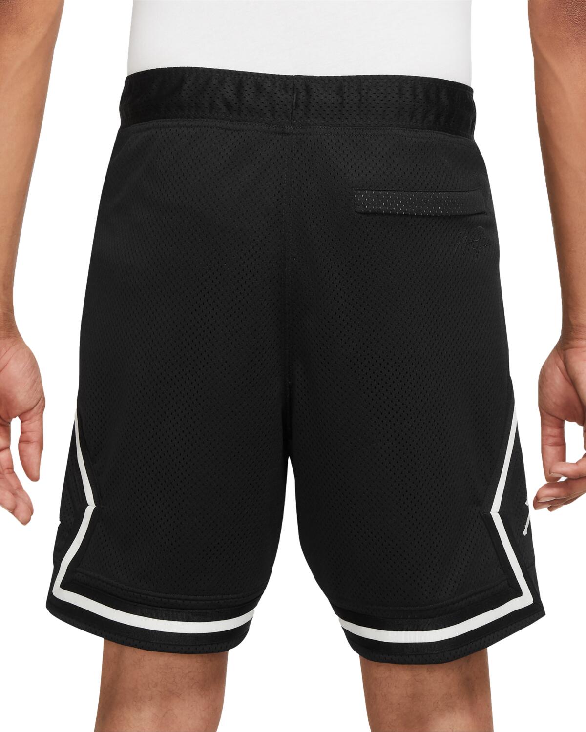Jordan Essentials Mesh Shorts Black/White - Image 3
