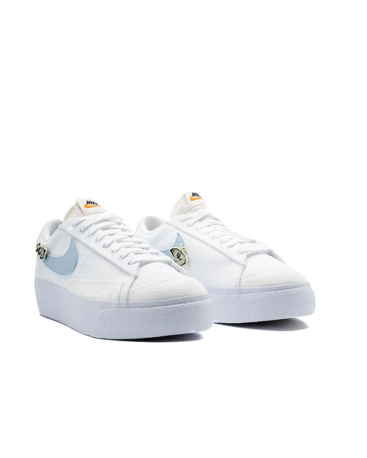 Nike Blazer Low Platform Next Nature White / Boarder Blue - Pink Oxford (Women's) - Image 14