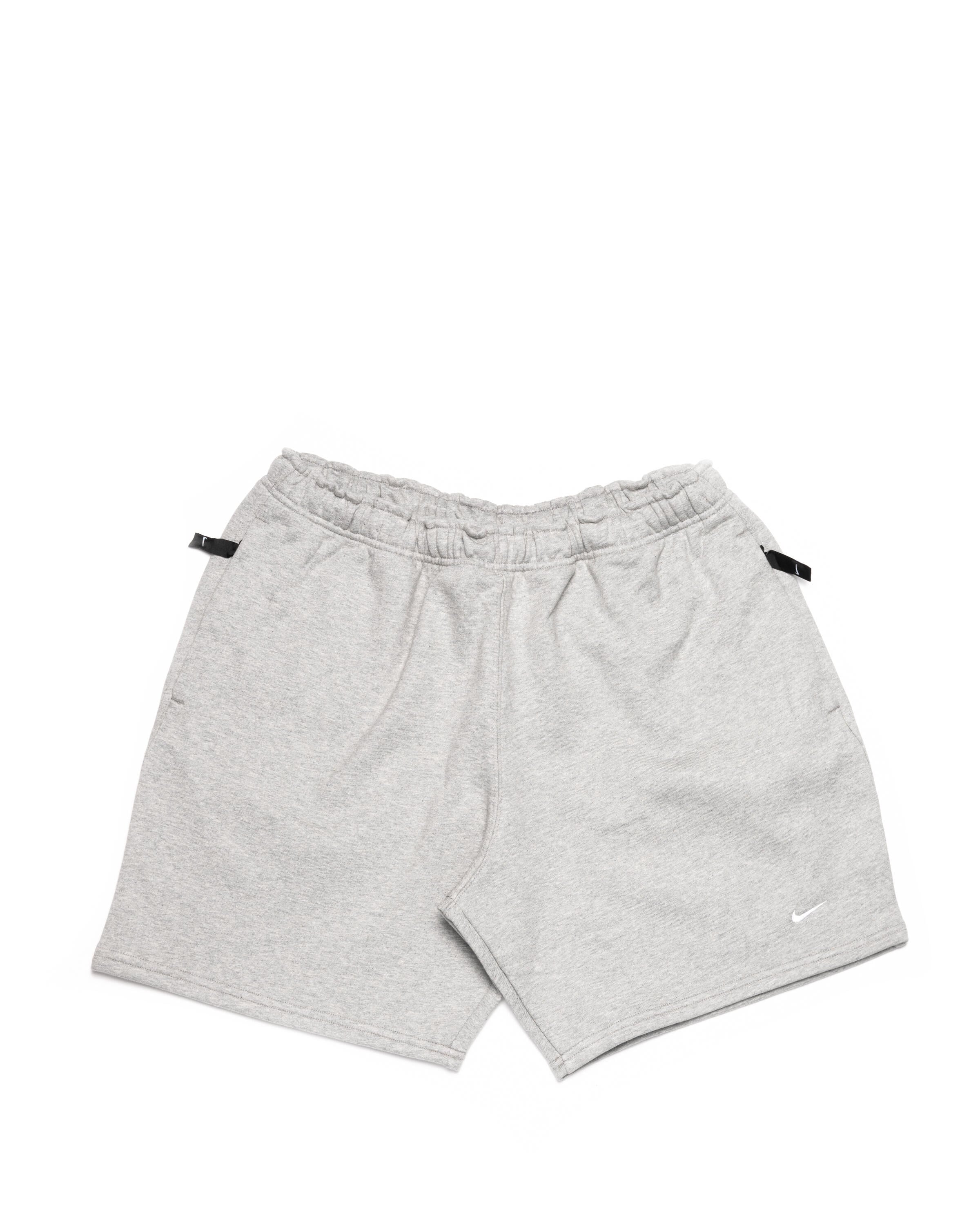 gray nike sweatshorts