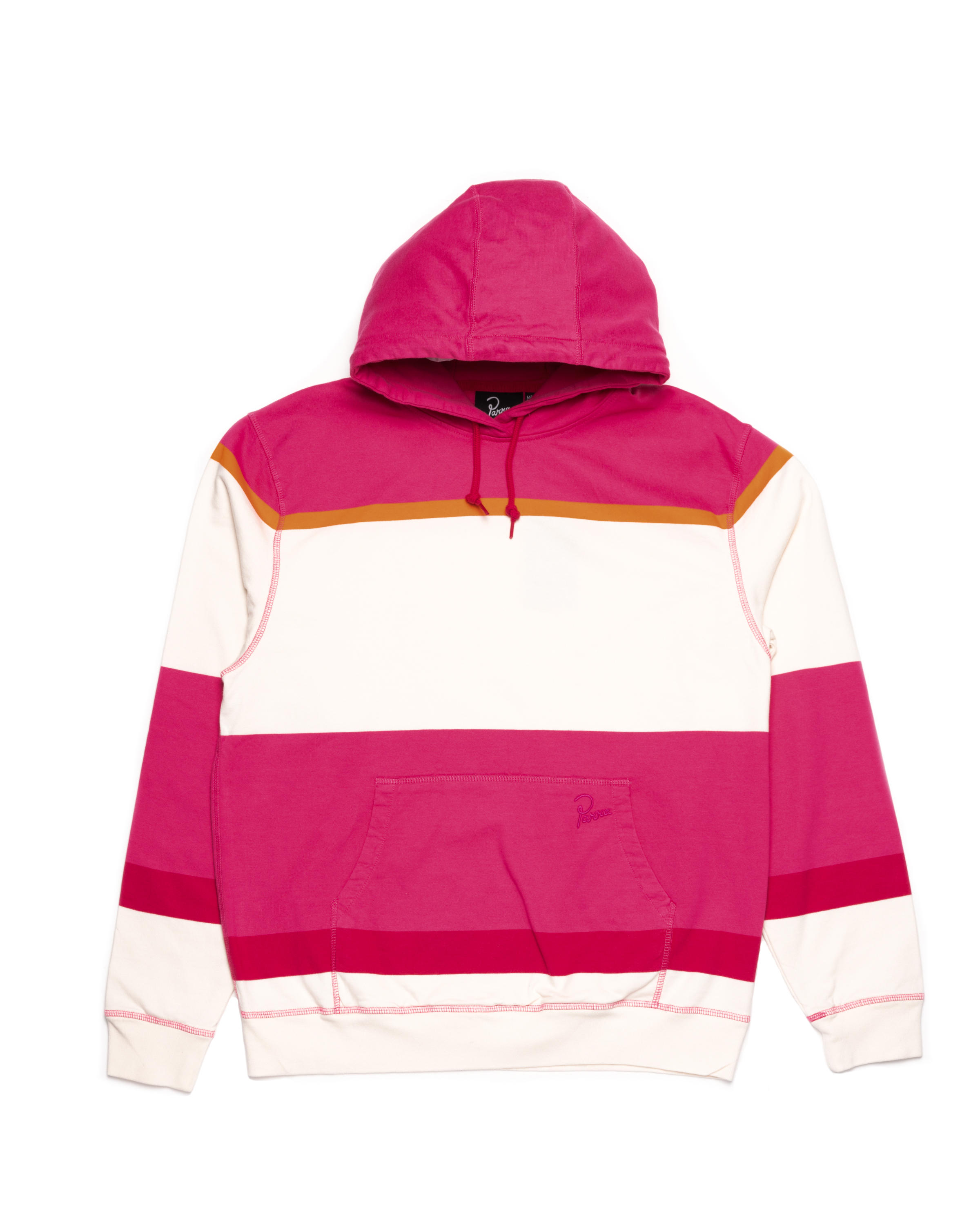 by Parra mid 90 stripes hooded sweatshirt