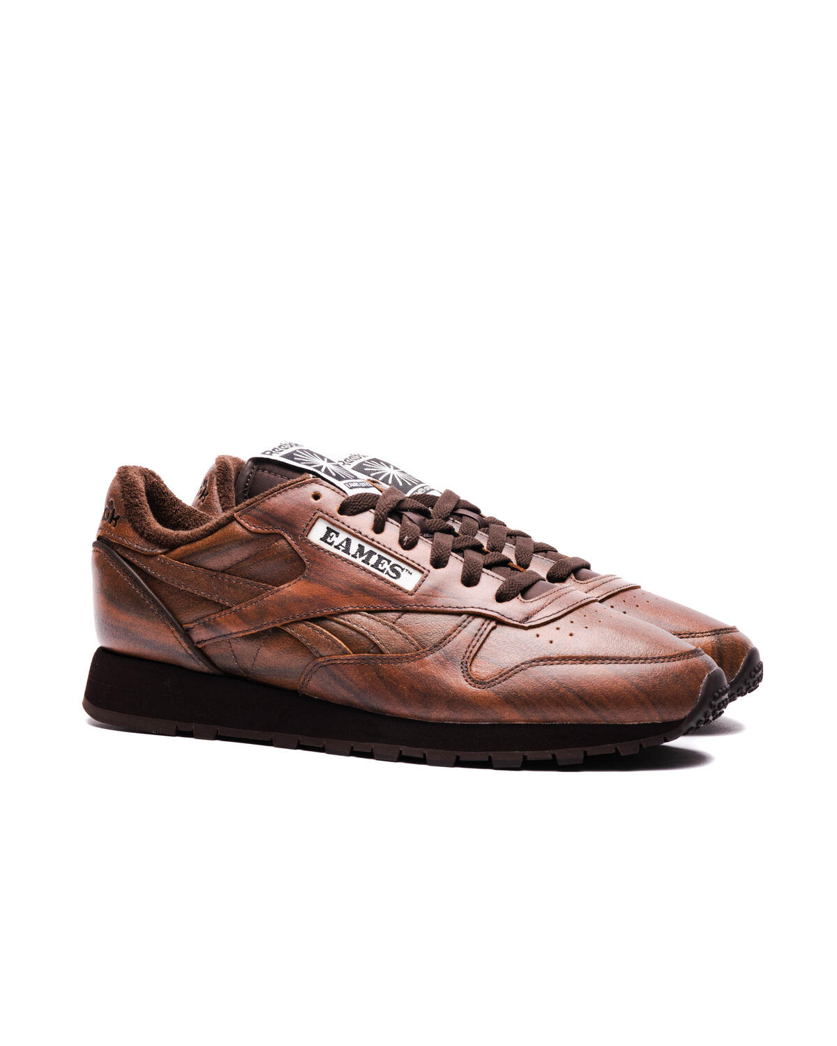 Reebok X Eames Mens Classic Leather Shoes Brown - Image 13