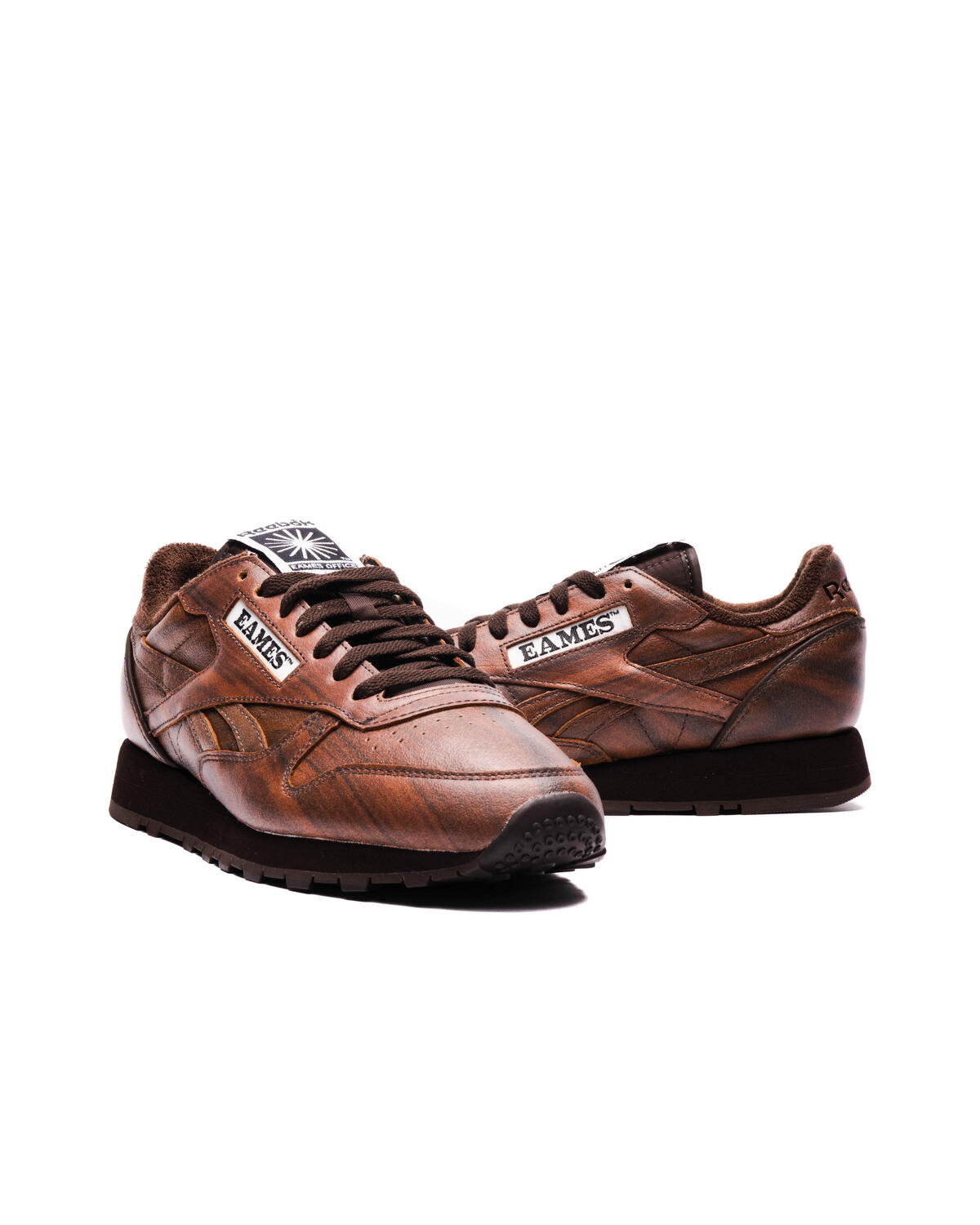 Reebok X Eames Mens Classic Leather Shoes Brown - Image 15