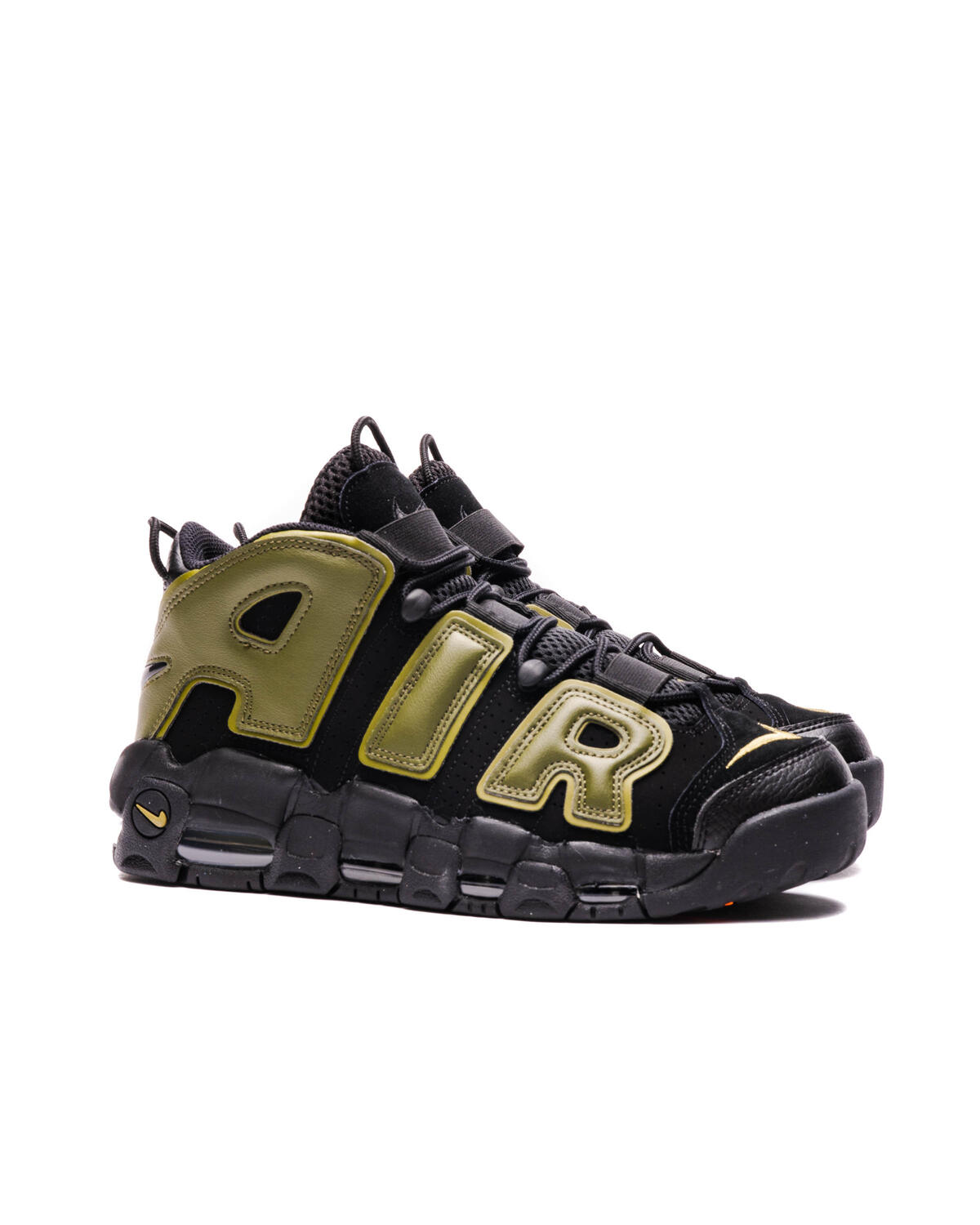 Nike Air More Uptempo `96 - Black / Pilgrim / Rough Green - Image 20