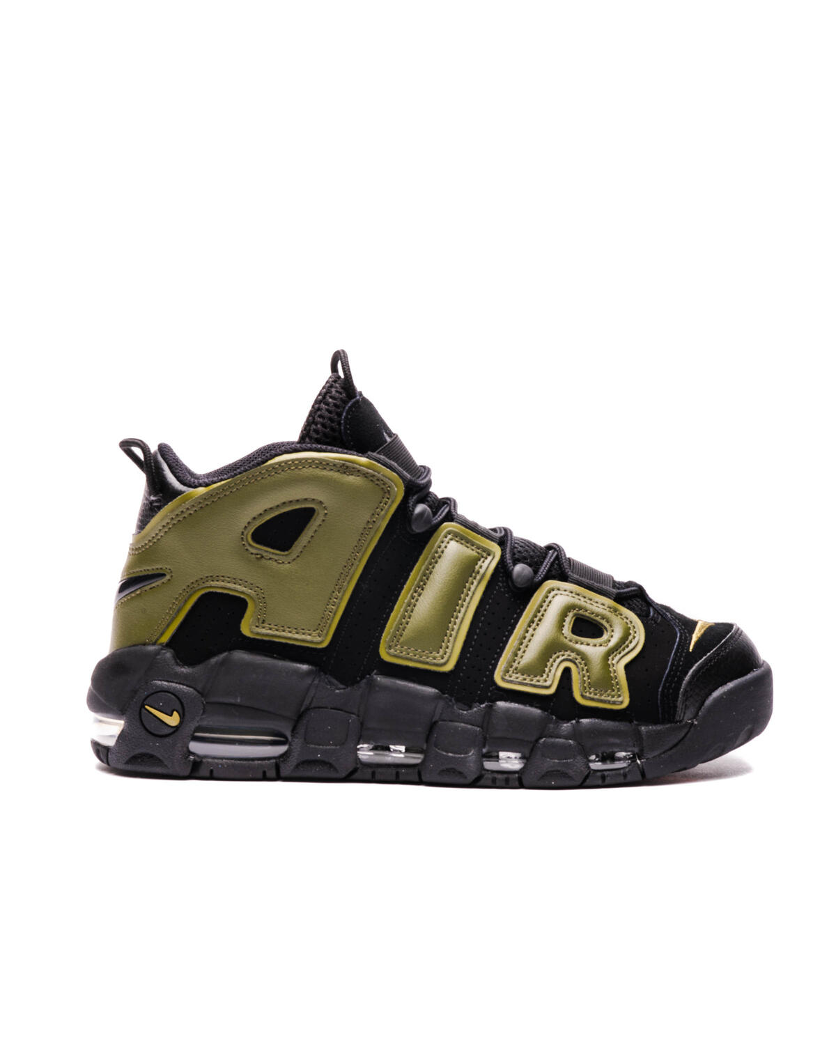 Nike Air More Uptempo `96 - Black / Pilgrim / Rough Green - Image 19