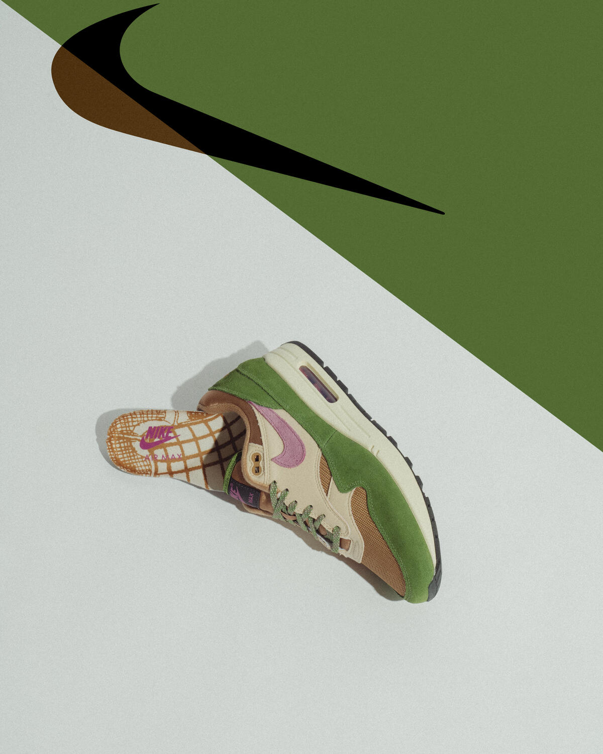 Nike Air Max 1 Treeline/Light Bordeaux/Dark Driftwood - Image 32