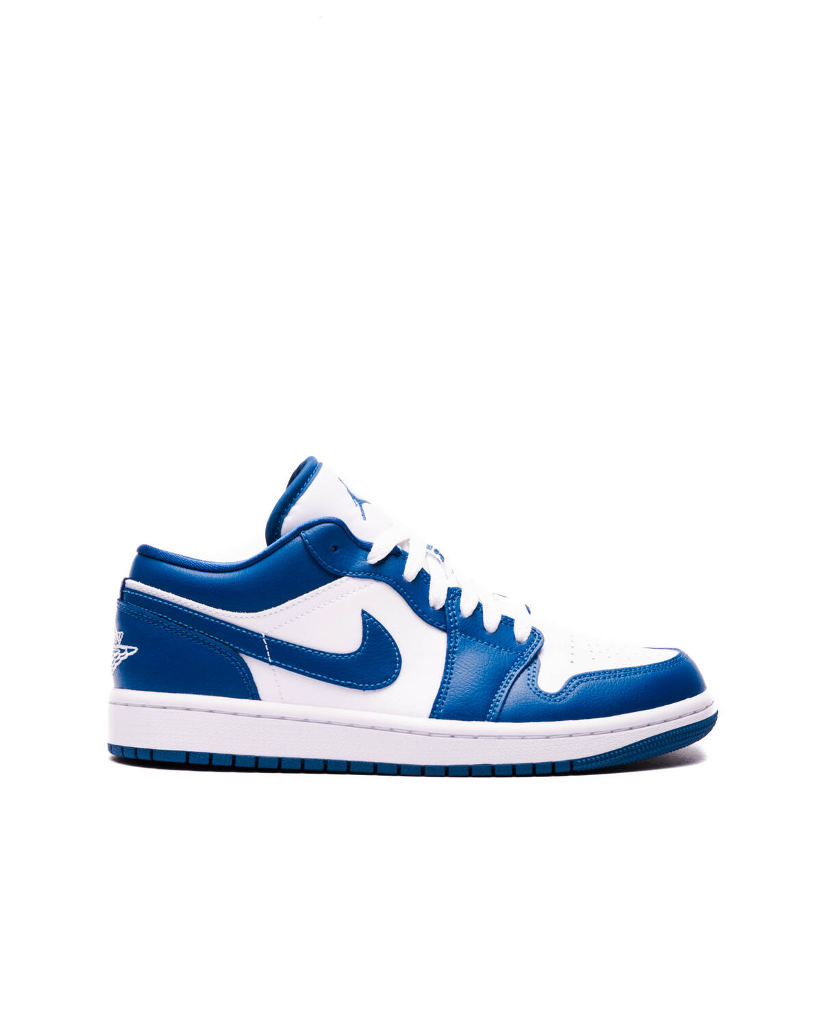 Air Jordan 1 Low Marina Blue Womens Lifestyle Shoes (Blue/White) - Image 17