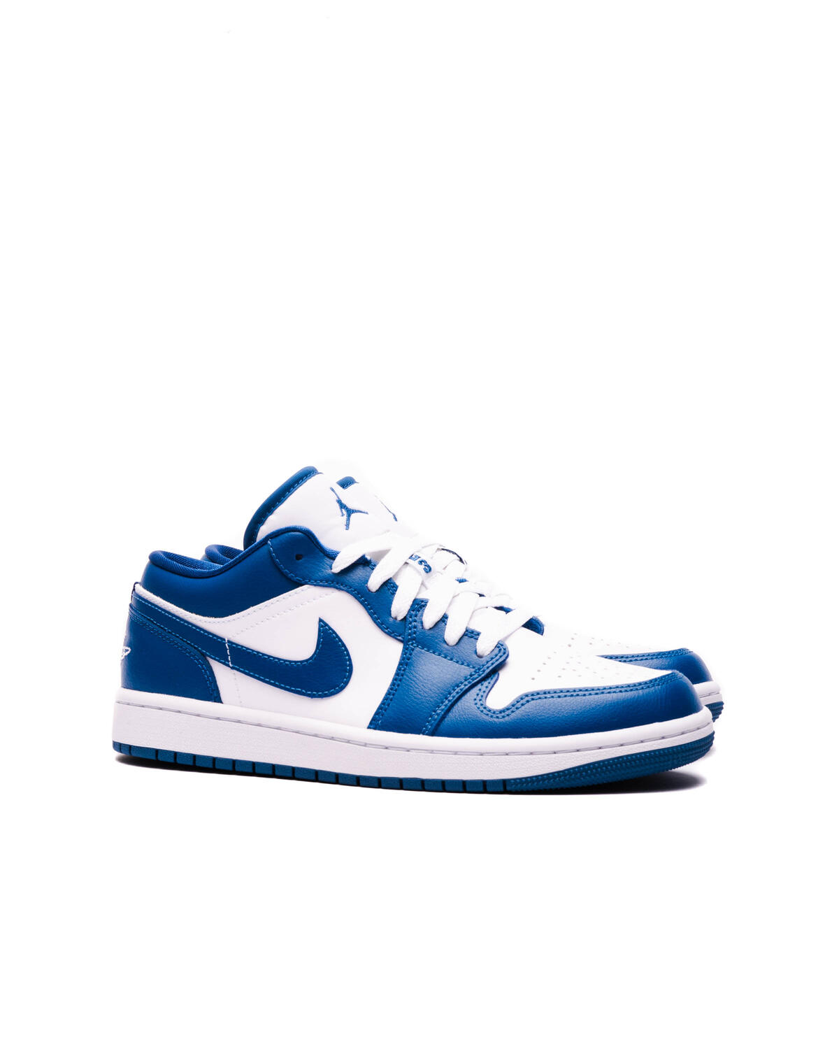 Air Jordan 1 Low Marina Blue Womens Lifestyle Shoes (Blue/White) - Image 18