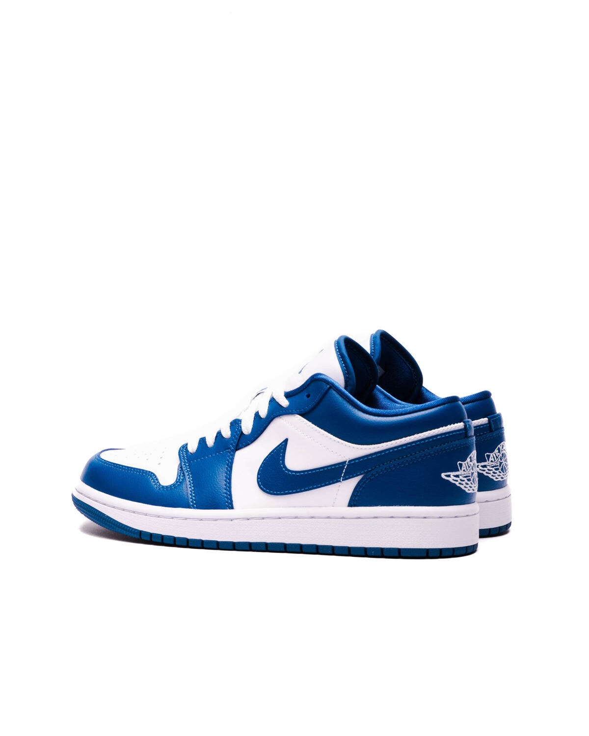Air Jordan 1 Low Marina Blue Womens Lifestyle Shoes (Blue/White) - Image 19