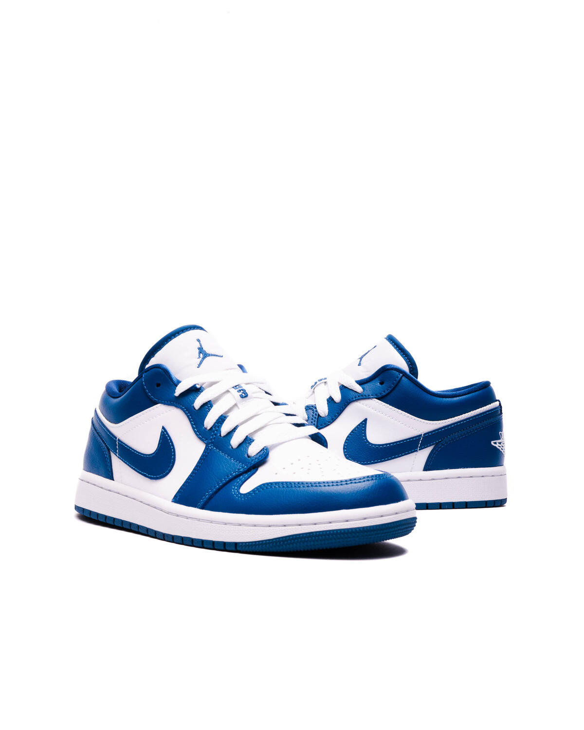 Air Jordan 1 Low Marina Blue Womens Lifestyle Shoes (Blue/White) - Image 20