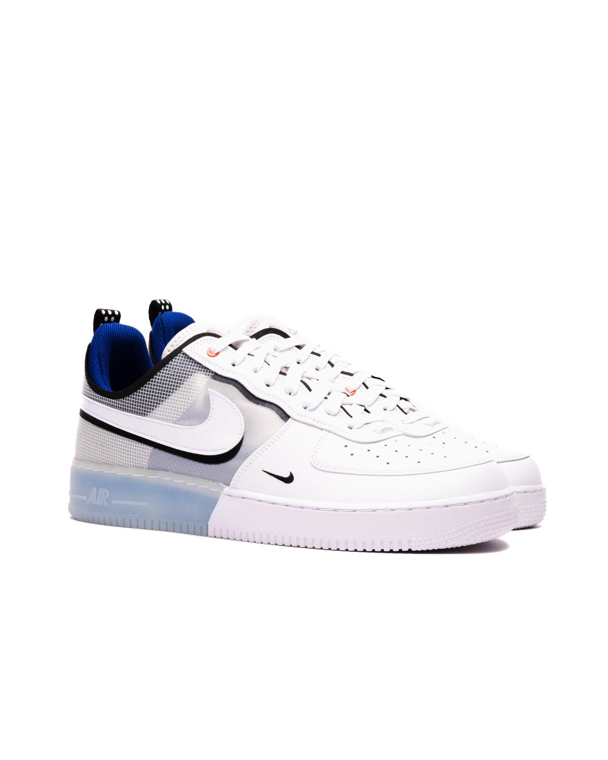 Nike Air Force One White Leather Utility Low Top Sneakers Size 42.5