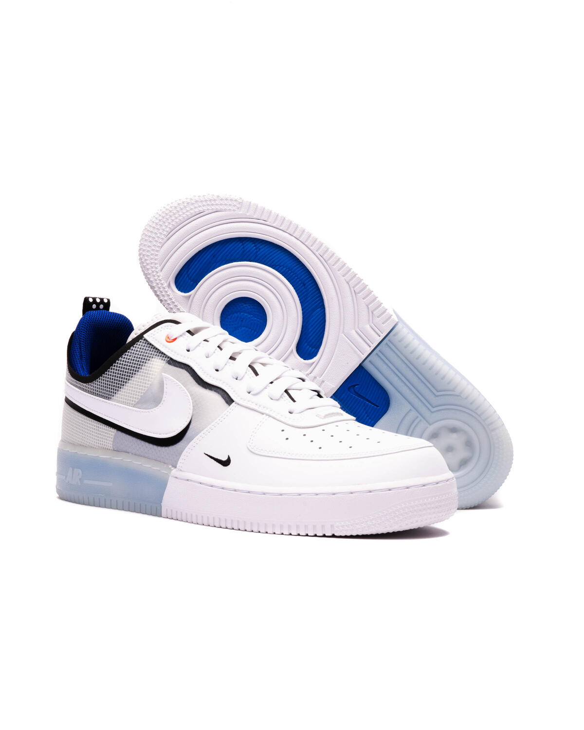 Nike Air Force 1 React White / White - LT Photo Blue - Image 12